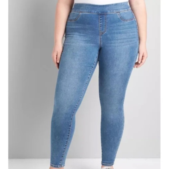 Lane Bryant Women Plus 26 Pull-On Signature Flex Magic Waist High-Rise Jegging - Picture 1 of 10